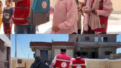قافلة تنموية شاملة من الهلال الأحمر المصري لخدمة أهالي بحر البقر بالشرقية